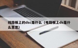 线路板上的dsc是什么（电路板上ds是什么意思）